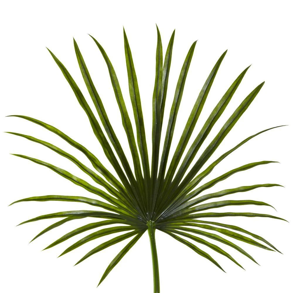 Indoor 50 In. Fan Palm Spray Artificial Plant (2-Set) 4 Indoor 50 In. Fan Palm Spray Artificial Plant (2-Set) - Image 2