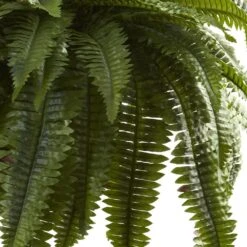 Artificial Double Giant Boston Fern Hanging Basket -AFLORAL ONLINE STORE nearly natural artificial ferns 6788 1f 1000