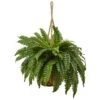 29 In. Artificial Boston Fern Hanging Basket