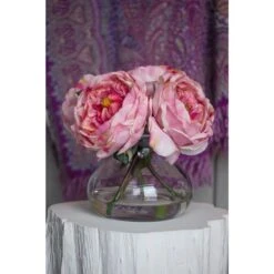 Artificial Fancy Rose With Vase 22 Artificial Fancy Rose With Vase -AFLORAL ONLINE STORE nearly natural artificial flowers 1391 pk 76 1000