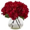 Artificial Red Hydrangea With Vase Silk Flower Arrangement 1 Artificial Red Hydrangea With Vase Silk Flower Arrangement -AFLORAL ONLINE STORE nearly natural artificial flowers 1441 64 1000