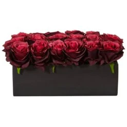 Dozen Artificial Silk Roses 11 Dozen Artificial Silk Roses -AFLORAL ONLINE STORE nearly natural artificial flowers 1487 bg 31 1000
