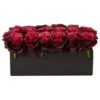 Dozen Artificial Silk Roses -AFLORAL ONLINE STORE nearly natural artificial flowers 1487 bg 64 1000