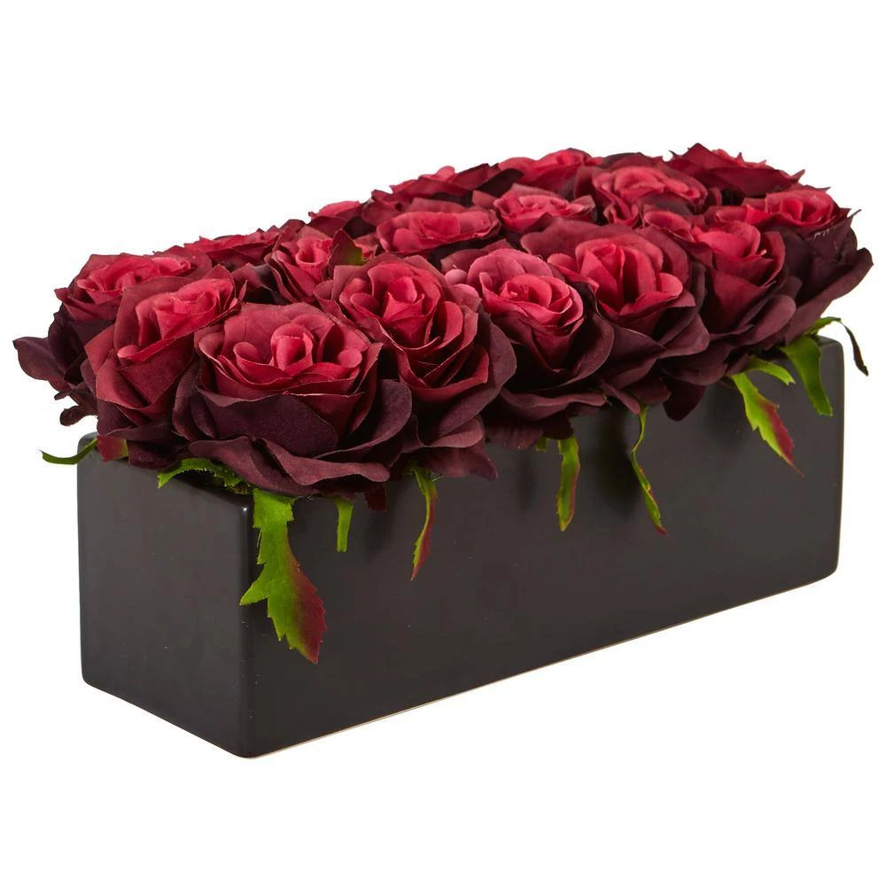 Dozen Artificial Silk Roses 4 Dozen Artificial Silk Roses - Image 2