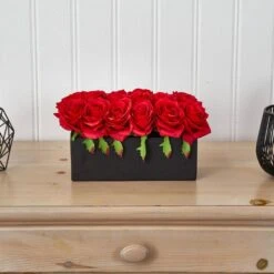 Artificial Dozen Silk Roses -AFLORAL ONLINE STORE nearly natural artificial flowers 1487 rd 31 1000