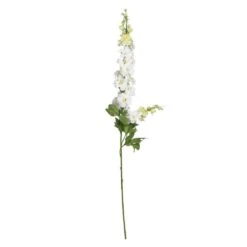 38.5 In. Artificial H White Delphinium Stem (Set Of 12) -AFLORAL ONLINE STORE nearly natural artificial flowers 2128 s12 wh c3 1000