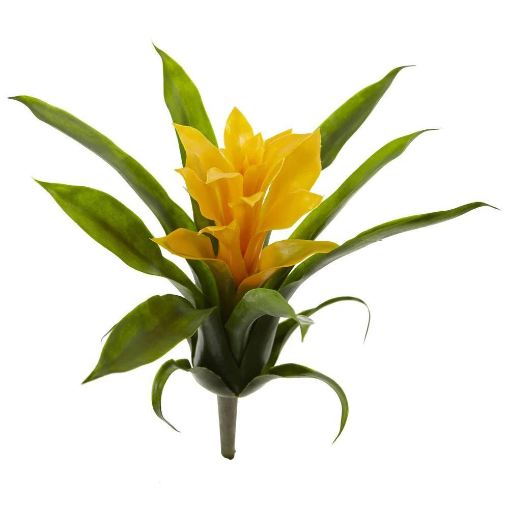10 In. Bromeliad Artificial Flower (Set Of 6) 5 10 In. Bromeliad Artificial Flower (Set Of 6) - Image 3