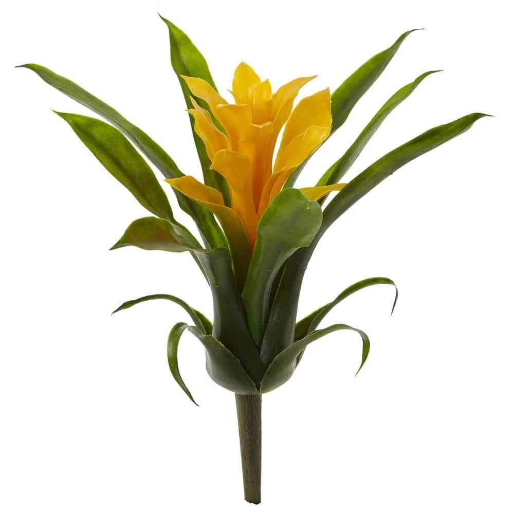 10 In. Bromeliad Artificial Flower (Set Of 6) 3 10 In. Bromeliad Artificial Flower (Set Of 6)