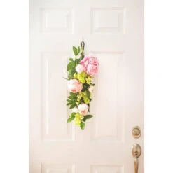 24 In. Artificial Mixed Peony And Hydrangea Teardrop -AFLORAL ONLINE STORE nearly natural artificial flowers 4540 4f 1000