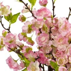 14 In. Artificial Cherry Blossom In Large Vase -AFLORAL ONLINE STORE nearly natural artificial flowers 4572 1f 1000