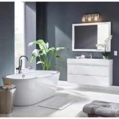 Double Phalaenopsis With Glass Vase Silk Flower Artificial Arrangement -AFLORAL ONLINE STORE nearly natural artificial flowers 4643 wh 4f 1000