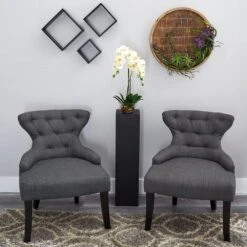 Double Phalaenopsis With Glass Vase Silk Flower Artificial Arrangement -AFLORAL ONLINE STORE nearly natural artificial flowers 4643 wh fa 1000