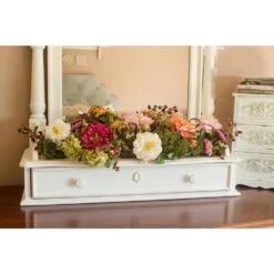 3 Ft. Artificial Peony Centerpiece Silk Flower Arrangement -AFLORAL ONLINE STORE nearly natural artificial flowers 4665 44 1000