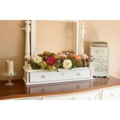 3 Ft. Artificial Peony Centerpiece Silk Flower Arrangement -AFLORAL ONLINE STORE nearly natural artificial flowers 4665 4f 1000