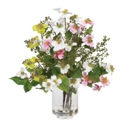 Dogwood Silk Flower Artificial Arrangement 7 Dogwood Silk Flower Artificial Arrangement -AFLORAL ONLINE STORE nearly natural artificial flowers 4687 31 1000