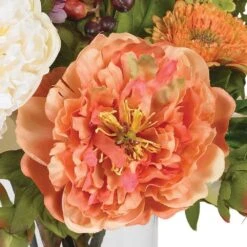 10 In. Artificial Peony Silk Arrangement 20 10 In. Artificial Peony Silk Arrangement -AFLORAL ONLINE STORE nearly natural artificial flowers 4689 a0 1000