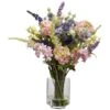 16 In. Artificial H Assorted Lavender And Hydrangea Silk Flower Arrangement 1 16 In. Artificial H Assorted Lavender And Hydrangea Silk Flower Arrangement -AFLORAL ONLINE STORE nearly natural artificial flowers 4760 64 1000