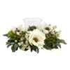 6.5 In. Artificial H White Magnolia Candelabrum Silk Flower Arrangement 1 6.5 In. Artificial H White Magnolia Candelabrum Silk Flower Arrangement -AFLORAL ONLINE STORE nearly natural artificial flowers 4794 64 1000