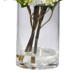 15 In. Artificial H White Lilac Silk Flower Arrangement -AFLORAL ONLINE STORE nearly natural artificial flowers 4805 4f 1000