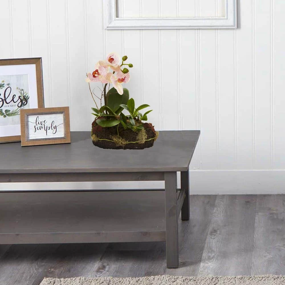 Artificial Orchid Island (Set Of 2) 6 Artificial Orchid Island (Set Of 2) - Image 4