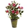 Indoor 14 In. Artificial French Rose Garden 1 Indoor 14 In. Artificial French Rose Garden -AFLORAL ONLINE STORE nearly natural artificial flowers 4853 64 1000