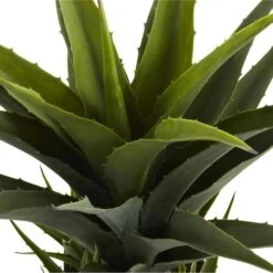 Artificial Agave Plant With Black Planter -AFLORAL ONLINE STORE nearly natural artificial flowers 4856 4f 1000