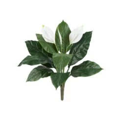 Indoor 24 In. Spathiphyllum Artificial Plant (3-Set)