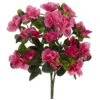 Indoor 13 In. Azalea Artificial Plant (4-Set) -AFLORAL ONLINE STORE nearly natural artificial flowers 6067 s4 64 1000