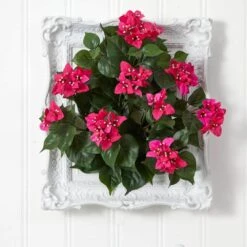 Indoor 20 In. Bougainvillea Artificial Plant (3-Set) -AFLORAL ONLINE STORE nearly natural artificial flowers 6070 s3 31 1000