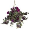 Morning Glory Artificial Hanging Basket Silk Plant 1 Morning Glory Artificial Hanging Basket Silk Plant -AFLORAL ONLINE STORE nearly natural artificial flowers 6610 64 1000