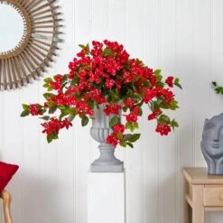 Artificial Bougainvillea With Urn UV Resistant (Indoor/Outdoor) 11 Artificial Bougainvillea With Urn UV Resistant (Indoor/Outdoor) -AFLORAL ONLINE STORE nearly natural artificial flowers 6839 rd 31 1000