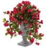 Artificial Bougainvillea With Urn UV Resistant (Indoor/Outdoor) -AFLORAL ONLINE STORE nearly natural artificial flowers 6839 rd 64 1000