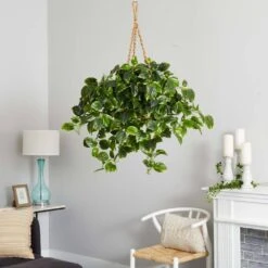 Artificial Pothos Hanging Basket 10 Artificial Pothos Hanging Basket -AFLORAL ONLINE STORE nearly natural artificial flowers 6844 1f 1000