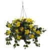 22 In. Artificial Hibiscus Hanging Basket 2 22 In. Artificial Hibiscus Hanging Basket -AFLORAL ONLINE STORE nearly natural artificial flowers 6866 yl 64 1000