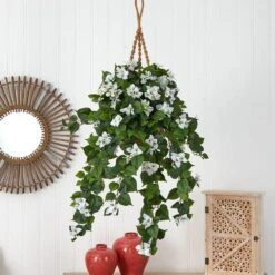 Artificial Bougainvillea Hanging Basket 7 Artificial Bougainvillea Hanging Basket -AFLORAL ONLINE STORE nearly natural artificial flowers 6868 wh 31 1000