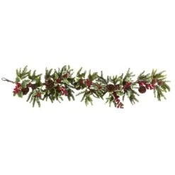 54 In. Artificial Holly Berry Garland