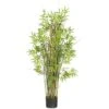Indoor 5 Ft. Artificial Bamboo Grass Silk Plant In Pot -AFLORAL ONLINE STORE nearly natural artificial grass plants 6569 64 1000