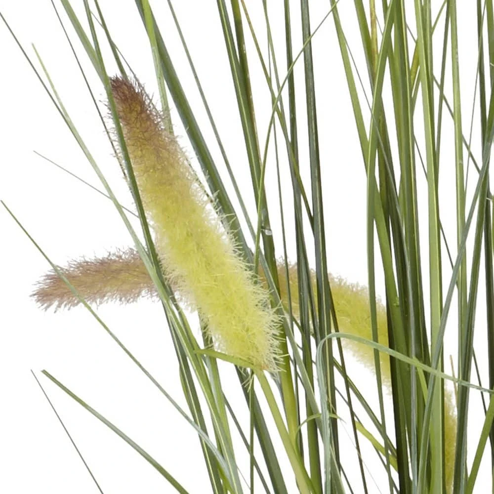 2.5 Ft. Artificial Green Grass Plant 3 2.5 Ft. Artificial Green Grass Plant - Image 2