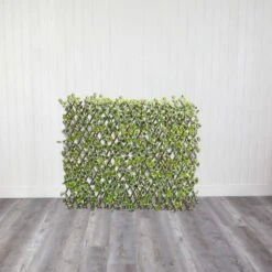 39 In. H Artificial English Ivy Expandable Privacy Fence And Hedge Panel Screen - UV Protected -AFLORAL ONLINE STORE nearly natural artificial hedges 4255 31 1000