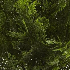 2 Ft. Artificial Cedar Bush Indoor/Outdoor -AFLORAL ONLINE STORE nearly natural artificial shrubs 6880 4f 1000