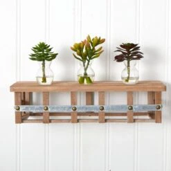 Artificial Succulent Arrangements (Set Of 3) -AFLORAL ONLINE STORE nearly natural artificial succulents 4954 s3 31 1000
