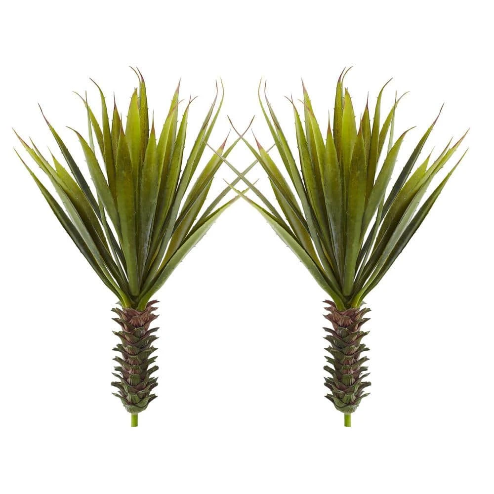Artificial Spiky Agave Succulent Plant (Set Of 2) 6 Artificial Spiky Agave Succulent Plant (Set Of 2) - Image 4