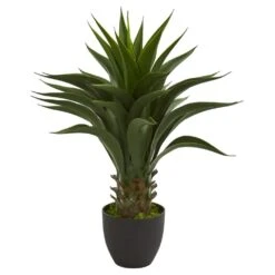 Indoor 28 In. Agave Artificial Plant