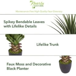 4 Ft. Artificial Spiked Agave Plant -AFLORAL ONLINE STORE nearly natural artificial succulents 6813 c3 1000