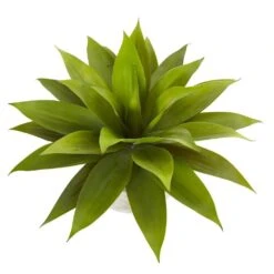 Indoor 24 In. Agave Artificial Plant In Sand Colored Bowl -AFLORAL ONLINE STORE nearly natural artificial succulents 6959 4f 1000