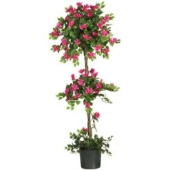 5 Ft. Artificial Mini Bougainvillea Topiary Silk Tree 13 5 Ft. Artificial Mini Bougainvillea Topiary Silk Tree -AFLORAL ONLINE STORE nearly natural artificial topiaries 5228 31 1000
