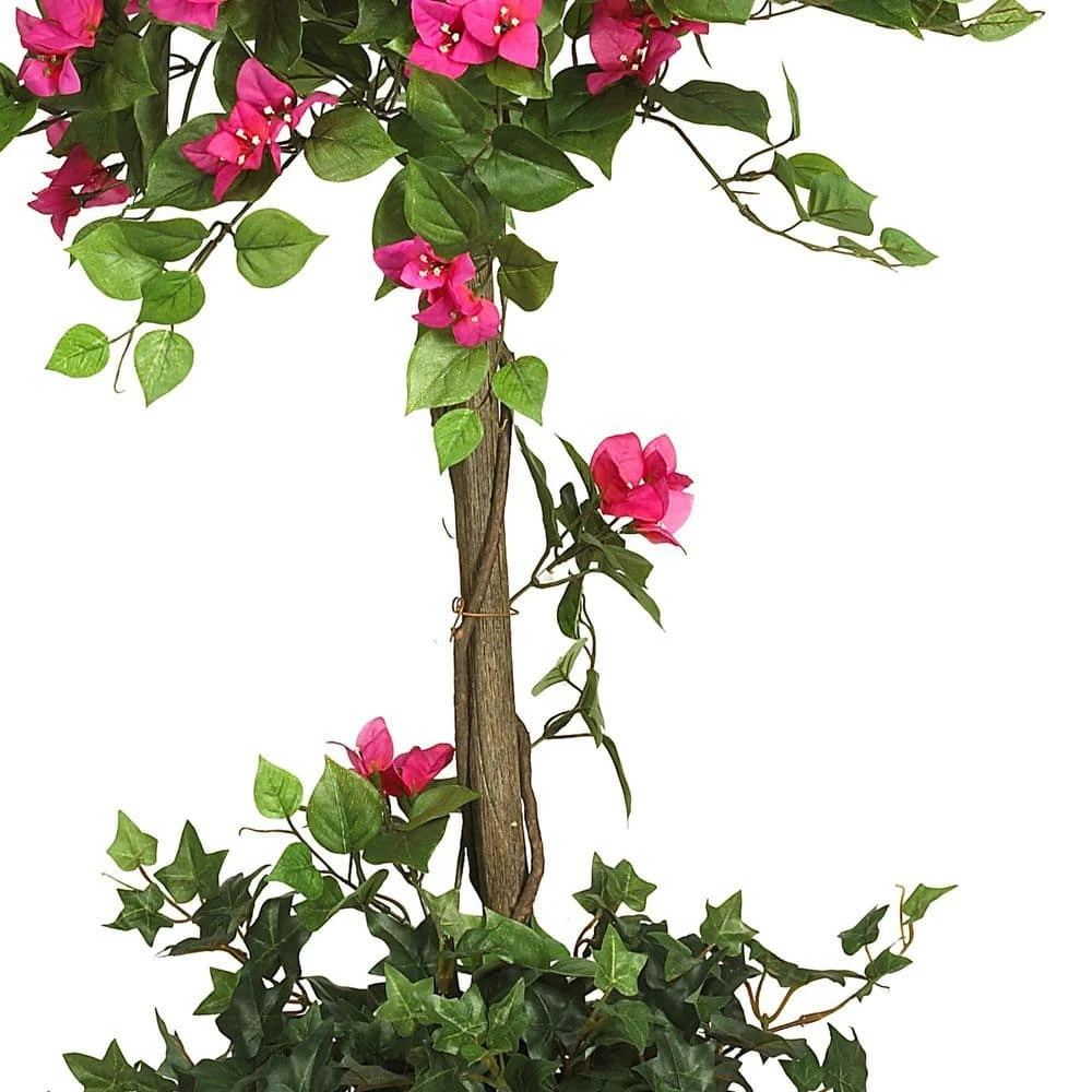 5 Ft. Artificial Mini Bougainvillea Topiary Silk Tree 6 5 Ft. Artificial Mini Bougainvillea Topiary Silk Tree - Image 4