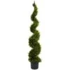 5 Ft. Artificial Green Cypress Spiral Tree