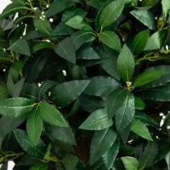 6.5 Ft. Artificial Sweet Bay Triple Ball Topiary -AFLORAL ONLINE STORE nearly natural artificial topiaries 5399 4f 1000