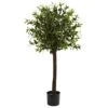 4 Ft. Artificial Olive Topiary Silk Tree -AFLORAL ONLINE STORE nearly natural artificial topiaries 5411 64 1000